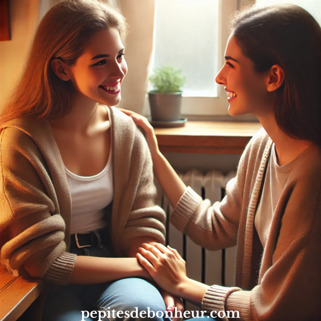 image de deux femmes qui pratiquent la communication non violente