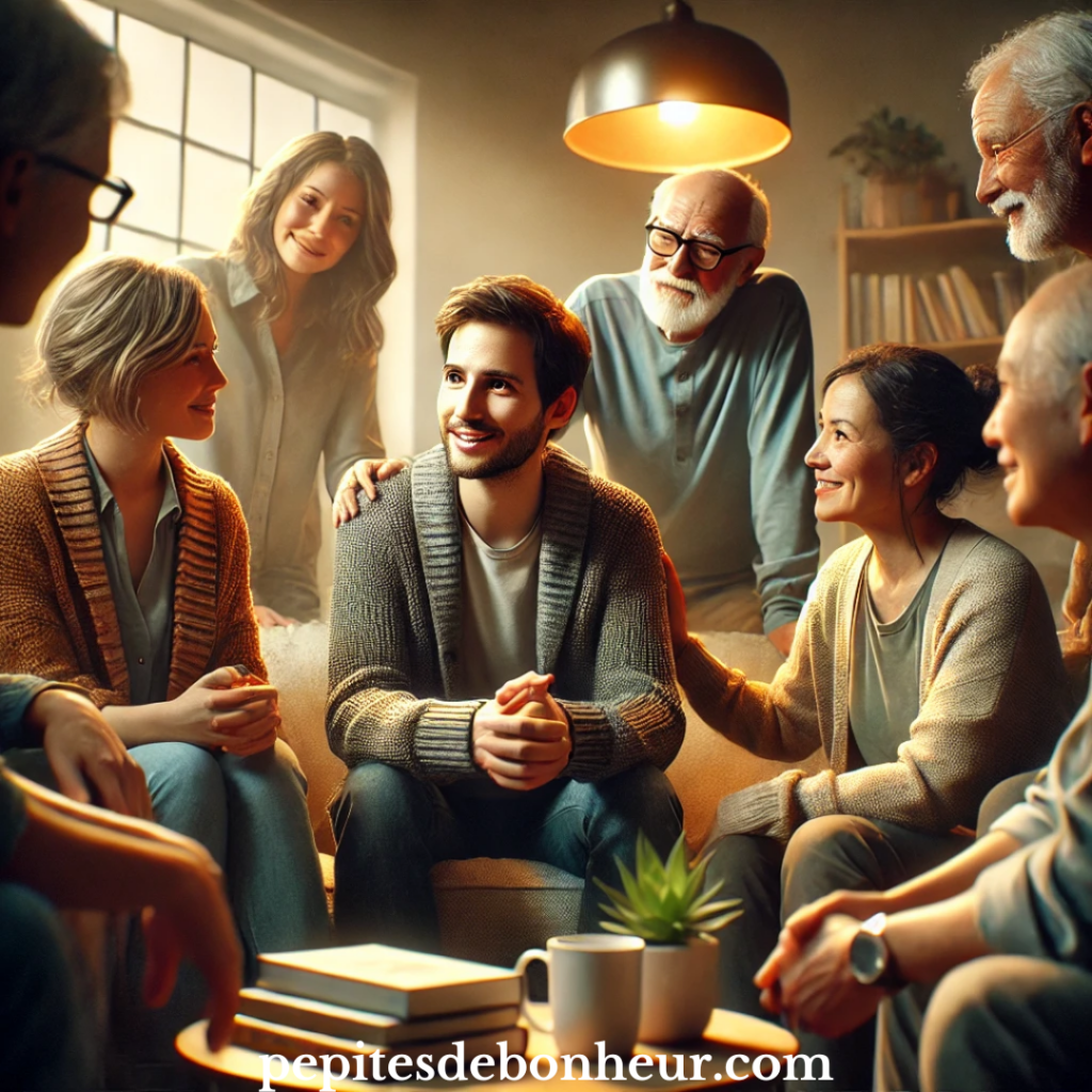 image d'un groupe de soutien pour trouver une voie professionnelle épanouissante