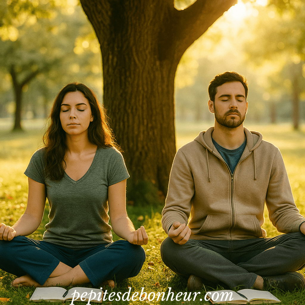 Personnes prenant soin de leur enfant intérieur pour guérir la blessure d'abandon avec douceur et estime de soi.