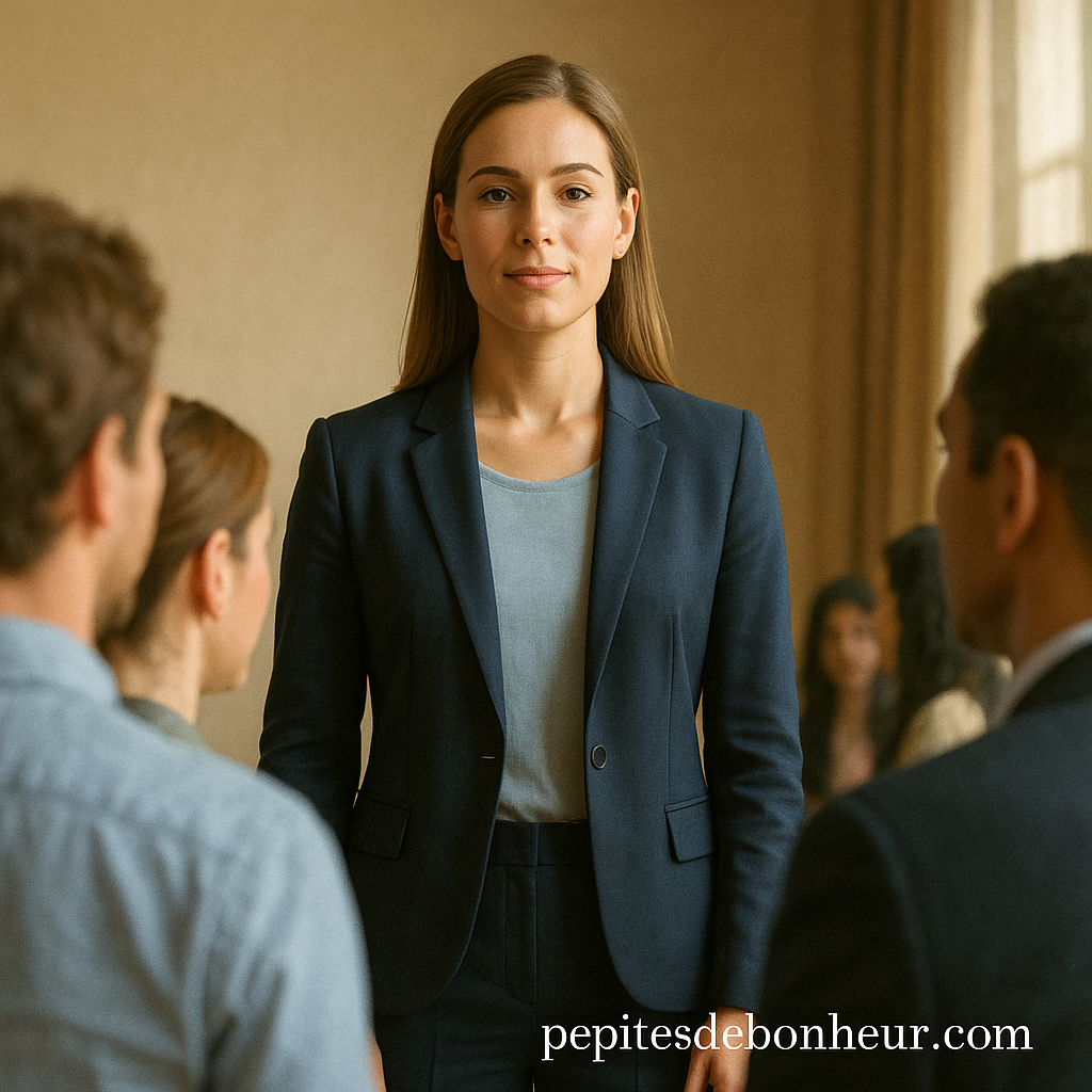 Affirmation de soi avec assertivité, estime personnelle renforcée, gestion émotionnelle d’un conflit gagnant-gagnant.